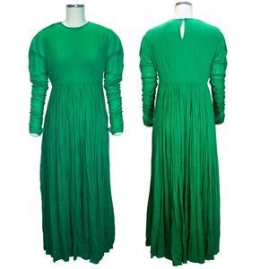 Green Maxi Dress with Extra Long Sleve - NWT - Pernia's Pop Up Shop - Medium